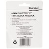 Fort Knox 77035 Shutter C Type Block Padlock, Gold, 60