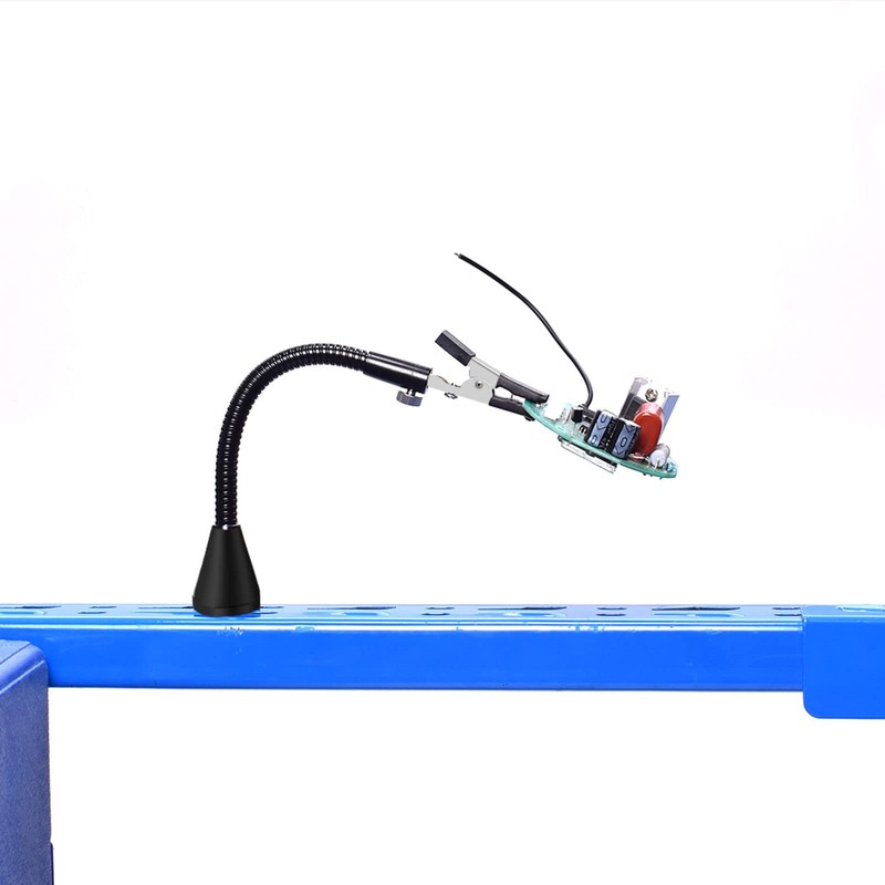 figatia 320mm/150mm Magnetic Flexible Arm 2P Degree Alligator Clip PCB