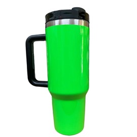 Silva lining designing 40oz stainless steel cup Water bottle 40oz bottle Stainless steel tumbler Black Tumbler Tumbler for engrave (Neon Green(N.A))