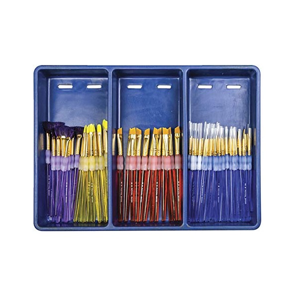 Royal Brush Big Kid's Choice Specialty Brush Set, Assorted Sizes, Set of 90 Brushes