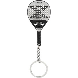 NOX Llavero Pala Padel AT10 Genius 18K Mini Raqueta para Mochila, Regalo Original para Jugadores y Fans de Pádel