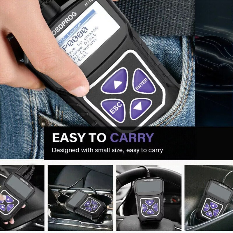 OBDPROG Mitsubishi Mirage Engine Fault Erase Code Scanner OBD2 DTC