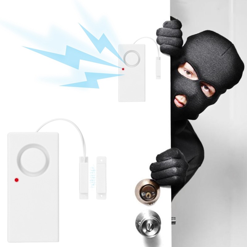 Door Window Magnetic Sensor Alarm Burglar Security System for Smart