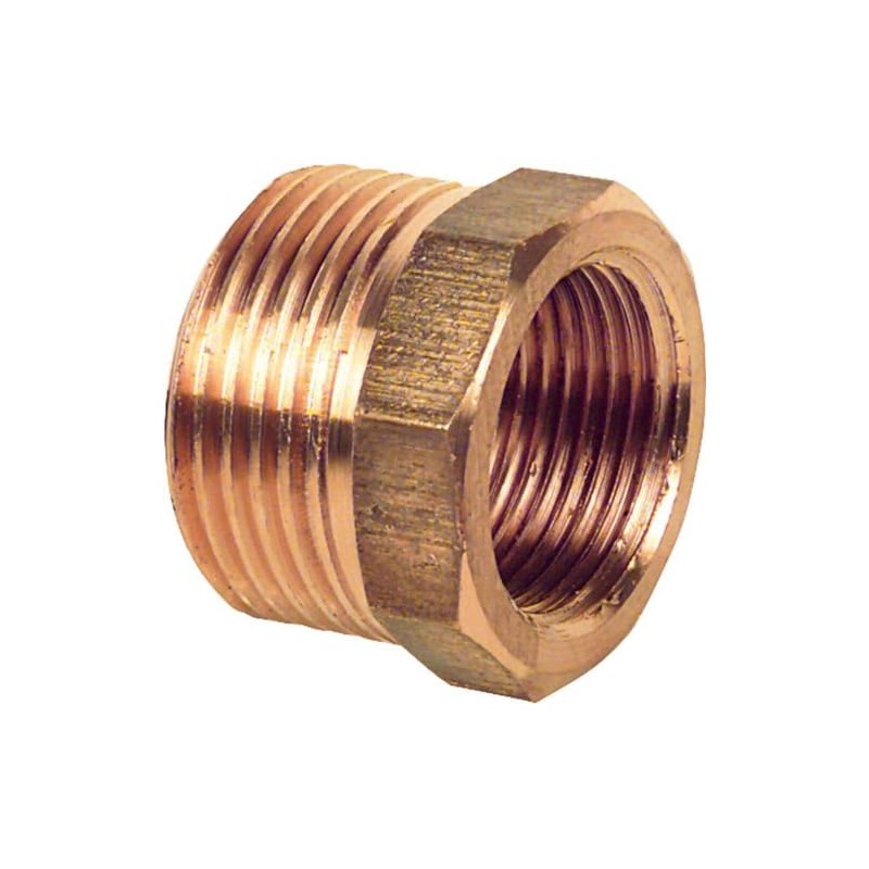 Viega 266486 Reducer Model 3241 Gunmetal Blank 1 x 1/2-Inch