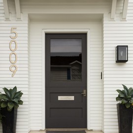 10 Inch Metal House Numbers For outside Gold, Large Address Numbers For House Outside Floating,Large Modern House Numbers For Outside Gold Floating Mount Flush Mount Aluminum Home Address Numbers 6