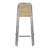 Taylor & Brown Folding Bar Stool Chair Wooden Effect Breakfast