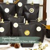 PAPIERDRACHEN Extravagant Advent Calendar for Filling - with 24 Black