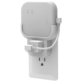 Outlet Wall Mount Compatible with Blink Sync Module XR, Space Saving and No Drilling Required Wall Holder Mounting Bracket with Short USB-C Cable for Blink Outdoor Indoor Security System White