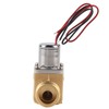 DC 4.5V 1/2" Water Flow Pulse Electromagnetic Valve Brass Solenoid