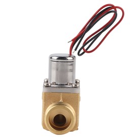 DC 4.5V 1/2" Water Flow Pulse Electromagnetic Valve Brass Solenoid Valve