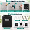 4-Digit Combination Key Lock Box for Outdoor Key Storage –