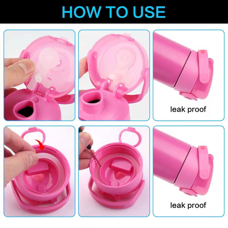 Joshey Replacement Leak-Proof Stopper & Seal Kit (3+3), for Thermos