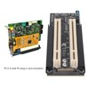 PCI E to Dual PCI Card Plug and Play PCB