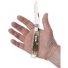 Case Amber Bone SS Trapper - Cuchillo de bolsillo