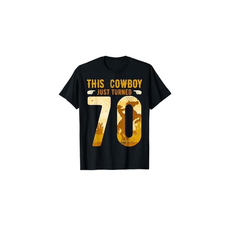 Cowboy 70th Birthday Party Rodeo Hat Horse Lover Ranch Theme