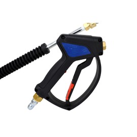 MTM Hydro Pressure Washer Spray Gun Kit Compatible with Most Power Washers and Foam Cannons - Upgraded SG28 Spray Gun, 18" Extension Wand, and Hardware Adaptors Best for Electric Pressure Washers