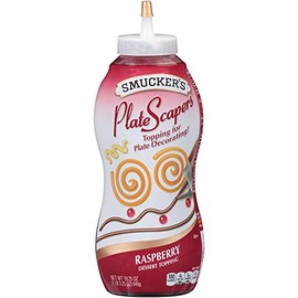 Smucker's Plate Scapers Dessert Topping, Raspberry, 19.5 Ounce (Pack of 12)