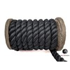 Ravenox Twisted Polyester Rope | (Black)(1/2-in x 10-ft)| Made in
