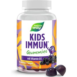Vitamin Gummy Bears for Children from 4 Years I Immune System Strengthen Children I Multivitamin Complex with Vitamin C, D3, Selenium, Zinc & Elderberries I Vegan I 60 Multivitamin Gummies