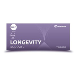 nutriADN - Longevity Support Suplemento Antioxidante con NAD+ (600 MG), Astaxantina (4 MG) y Cúrcuma (600 MG) - Apoyo Avanzado para el Bienestar y Vitalidad - 60 Cápsulas