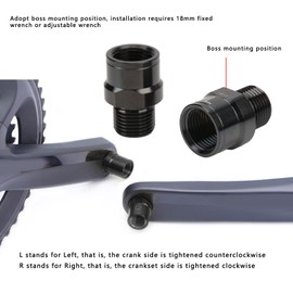 Bike Pedal Extenders, 16mm Pedal Extensions Lengthening Shaft, Alloy Extended Pedal Spacer Bike Pedal Extension Shaft for Mountain Bikes Road Bikes (Black)