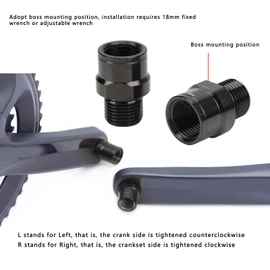 Bike Pedal Extenders, 16mm Pedal Extensions Lengthening Shaft, Alloy Extended Pedal Spacer Bike Pedal Extension Shaft for Mountain Bikes Road Bikes (Black)