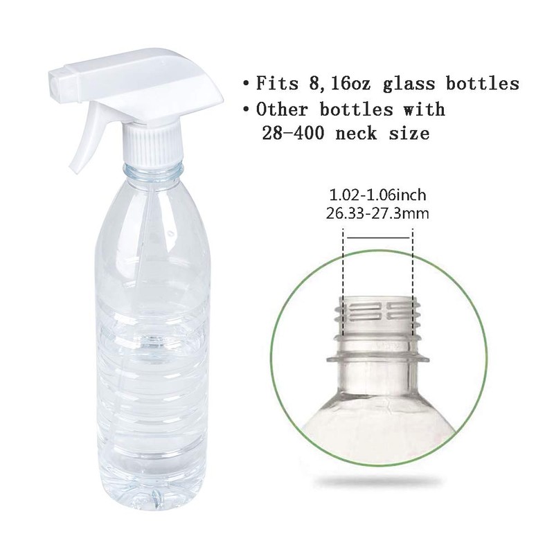 TBWHL Sprayer Bottle Top White Nozzle for Alcohol and Hydrogen