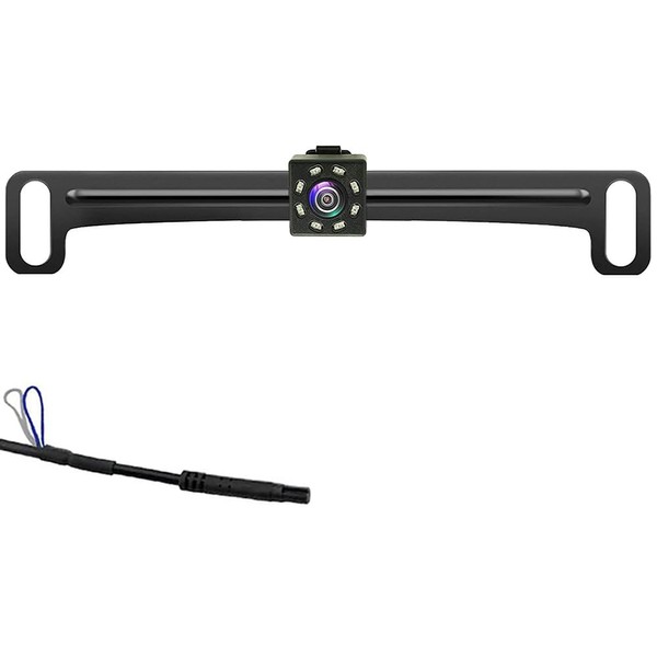 Backup License Plate HD Camera Night Vision Rear Waterproof View