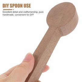 DIY Kits 4pcs Walnut Wood Carving Blank Unfinished Wooden Craft Whittling Kit for Whittler Starter DIY Kits