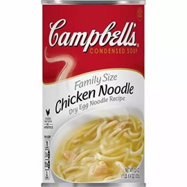 Campbell's Condensed Family Size Chicken Noodle Soup, 22.4 Ounce
