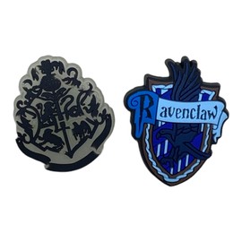 Anime Shoe Charms for Crocs | Trendy Designer Shoe Charm Gifts for Kids, Boys, Girls | Magic Witch Wizard Charms (Harry Raven House)