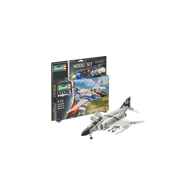 Revell Modellbausatz Flugzeug 1:72 - F-4J Phantom II im Maßstab