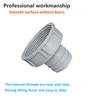 Qrity 1 Piece Kitchen Sink Drain Pipe Joint Thread Hose