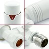 Thermostatic Radiator Valve Angled TRV – Style (All White)