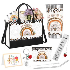 Teacher Appreciation Gift 20oz Teacher Tumbler Gift for Women from Student Thank You Box for Teacher Day/Retirement/Christmas