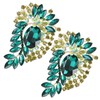 2Pcs Corsage Brooch Fashion Retro Exquisite Alloy Pins Applique Clothing