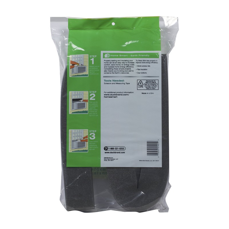 Duck Brand Window Air Conditioner Insulating Strip Seal, 2.25-Inch x