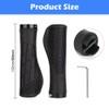 Ergonomic Bicycle Grips 1 Pair Handlebar Grips Bicycle with 1