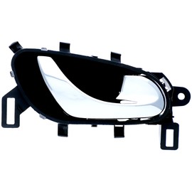 Dorman 15858 Interior Door Handle Compatible with Select Nissan Models, Chrome; Black
