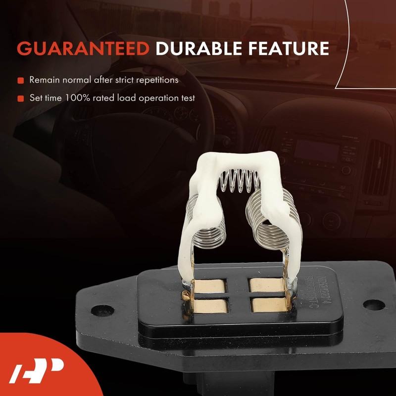 A-Premium HVAC Blower Motor Resistor with Wire Harness Kit Compatible
