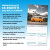 Dayplanner Publishing Camper Vans Calendar 2025, Large Square Wall Calendar,
