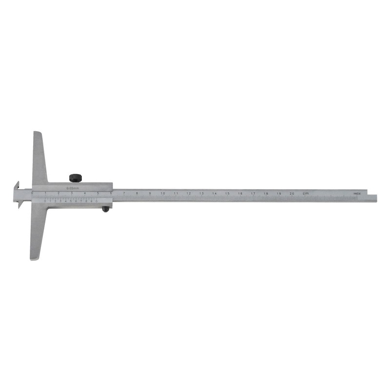 ASIMETO Tiefenmessschieber mit Doppelhaken Messbereich 150 mm