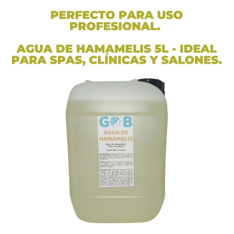 Tónico agua de rosas y hamamelis 1 L | refresca