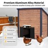 Large Automatic Chicken Coop Door Solar Powered, Charge with 7W