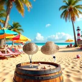 1Pc Novelty Summer Adjustable Pet Dog Outdoor Straw Hat Puppy Small Kitty Cat Sunhats Dog Hat，Apparel and Accessories， Hats