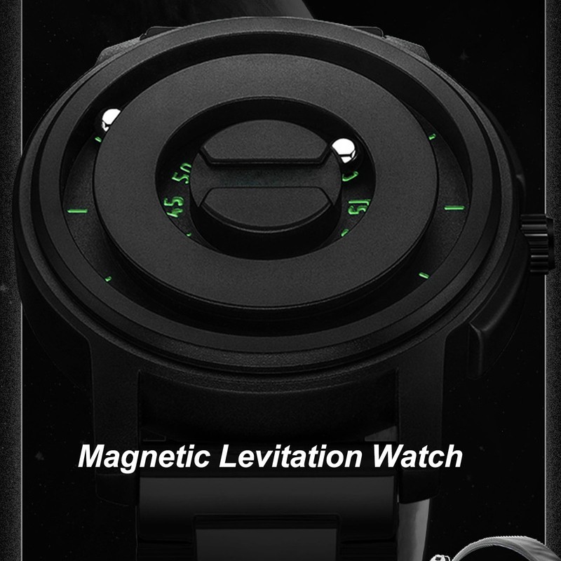 Magnetic Levitation Watch Minimalist Unisex Levitation Ball Dial Quartz Watches