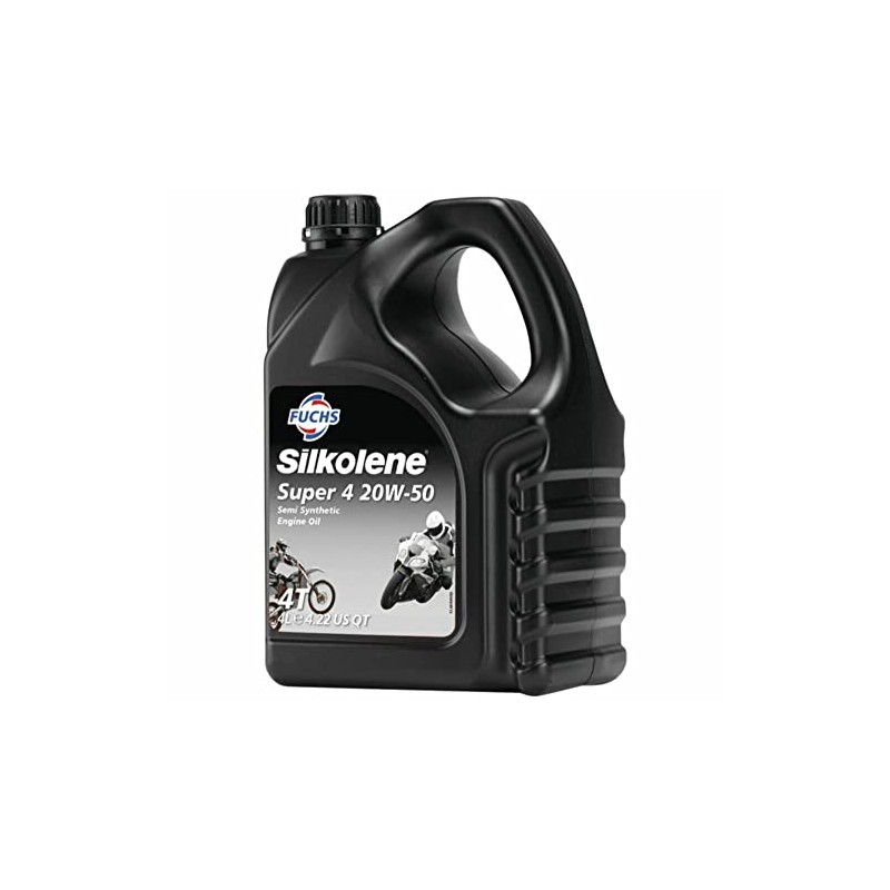 Silkolene 601452864 Super-4 Oil - 20W50-4L.