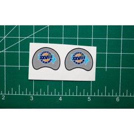 Super Bowl XXVIII (28) Dallas Cowboys Football Gumball Helmets *DIECUT DECALS*