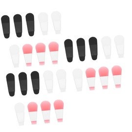 Baluue 3sets Face Mask Brush Black Multi-function Mask Spatula Portable Accessory 9pcs*3