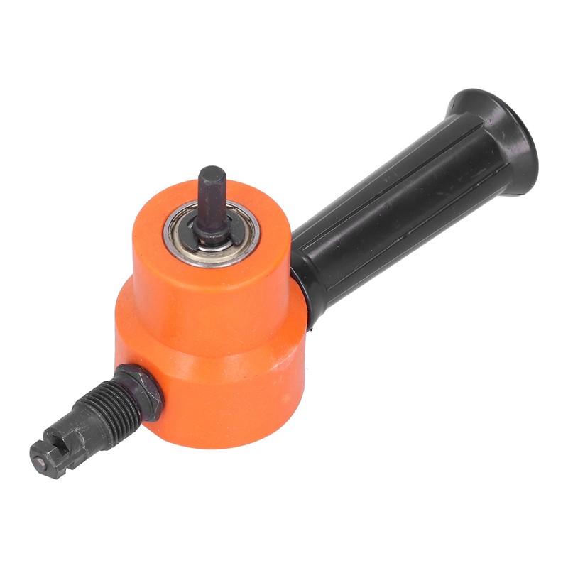 Double Head Nibbler 360° Adjustable Versatile Drill Attachment Metal Cutter